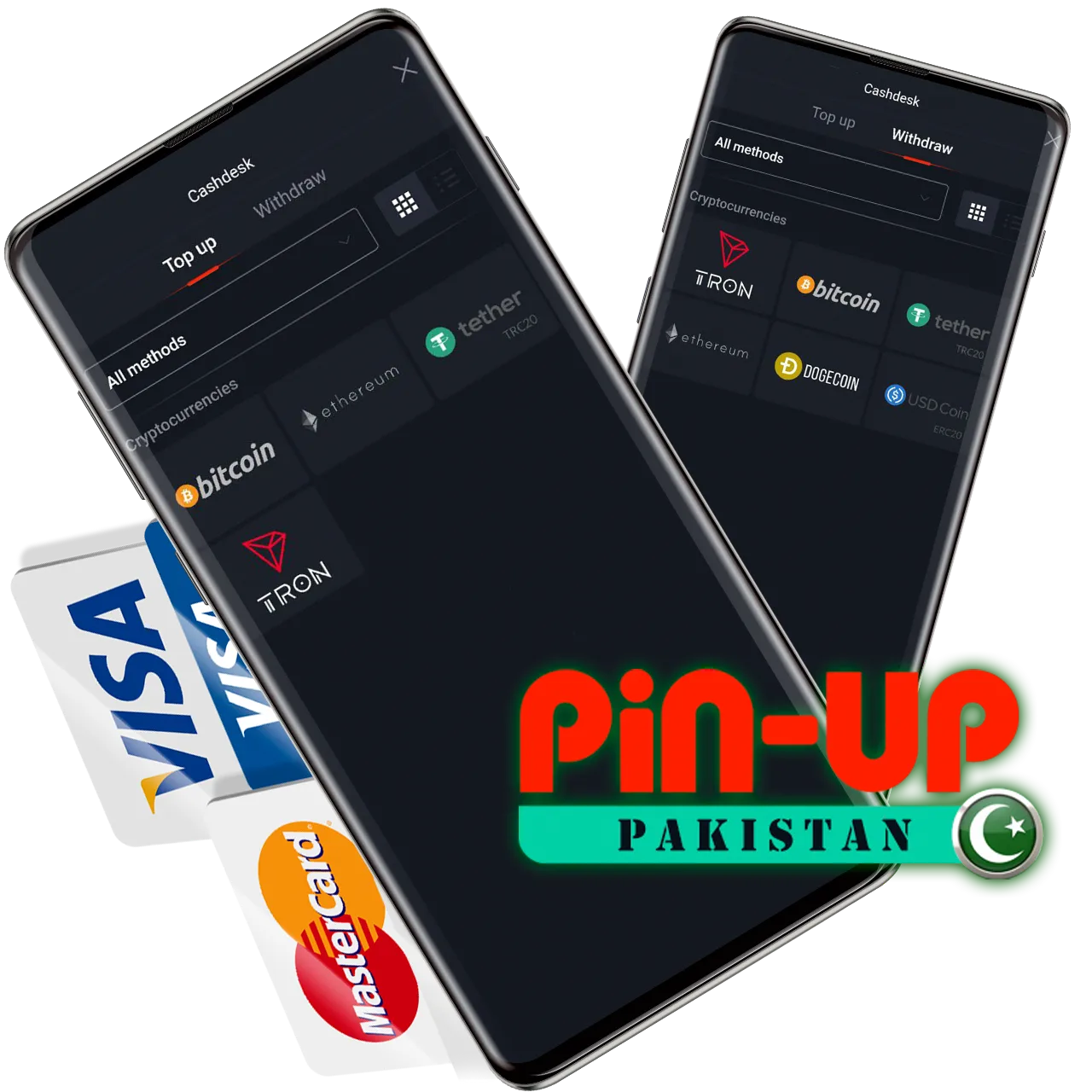 Check out the deposit and withdrawal methods on Pin-Up