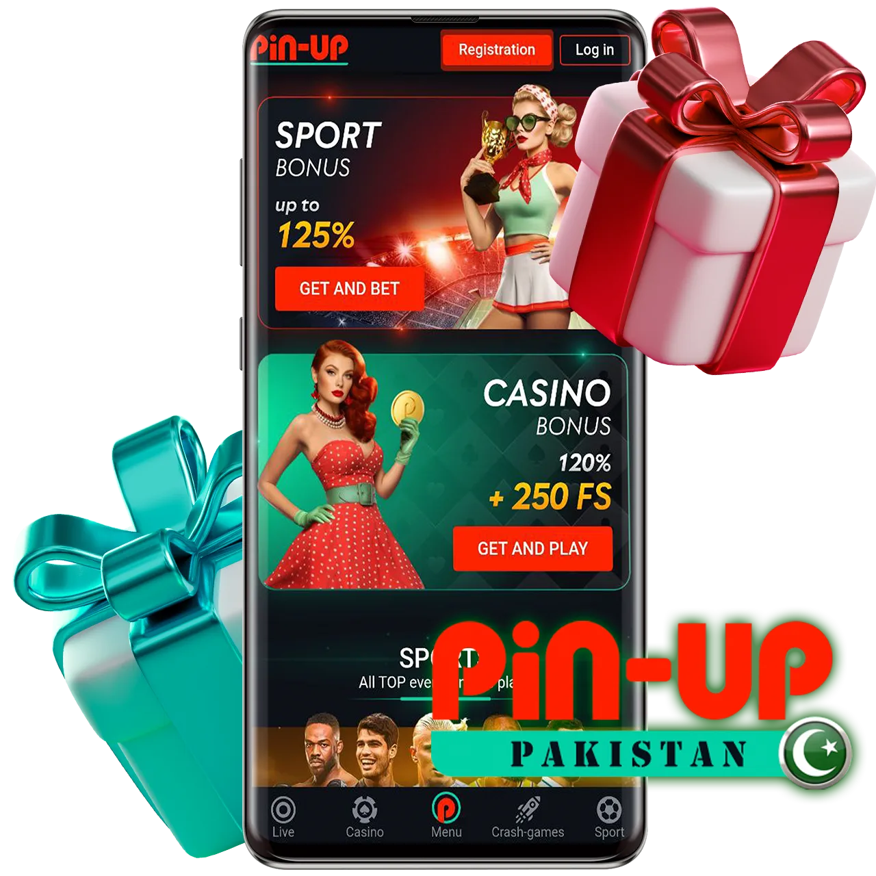 Check out the many bonuses from Pin-UP