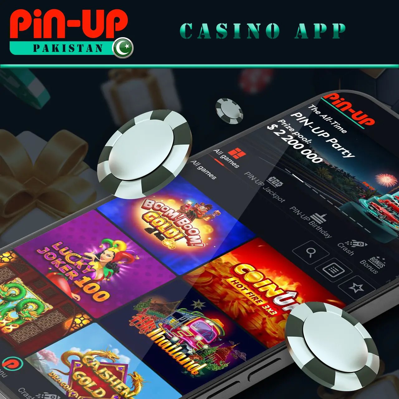 Play thousands of casino games on your mobile app